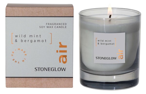 Stoneglow Air - Wild Mint & Bergamot Vonná svíčka, 160 g