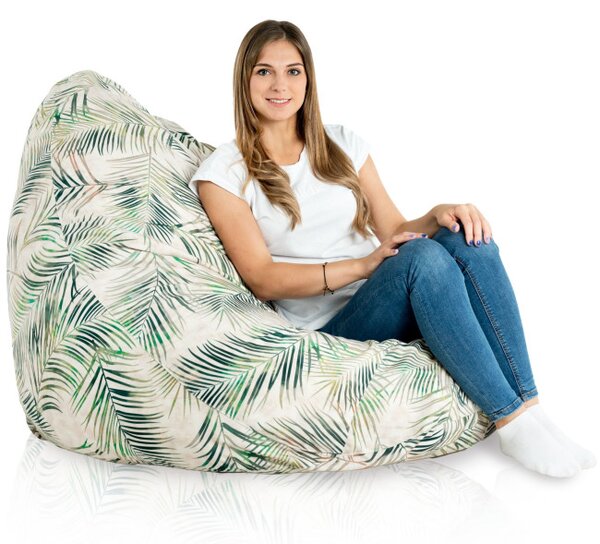Sedací vak DROP XXL botanic