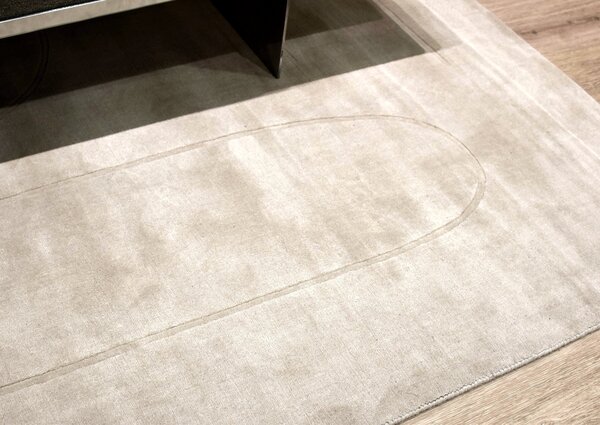 Linie Design Vlněný koberec Cursive Expanse Beige, béžový Barva: Beige (béžová), Rozměr: 140x200 cm