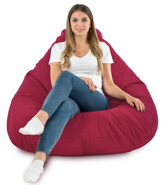 Sedací vak DROP XXL růžový