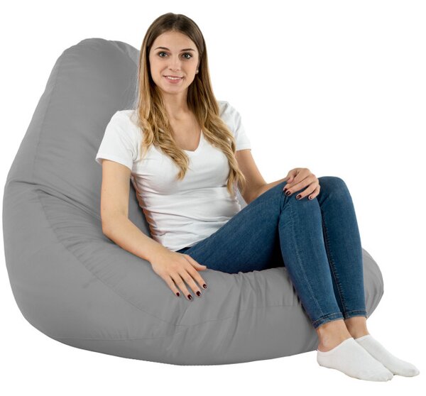 Sedací vak DROP XXL šedý OUTDOOR