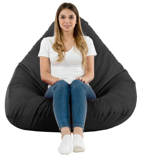 Sedací pytel DROP XXL černý OUTDOOR