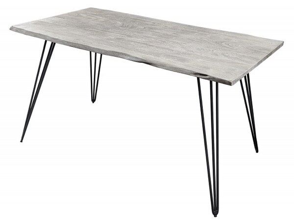 Jídelní stůl SCORPION 140 CM šedý masiv akácie Nábytek | Jídelní prostory | Jídelní stoly | Všechny jídelní stoly
