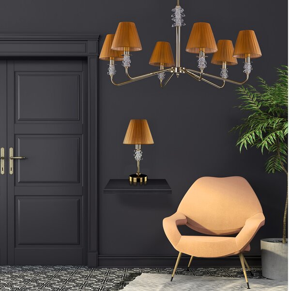 Lustr designový L-TTY-01ORG, Varianta Zlatý