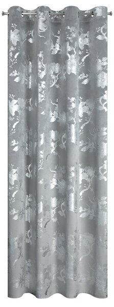 ZATEMŇOVACÍ ZÁVĚS NA KROUŽCÍCH CELIA 140X250 CM VZOROVANÁ