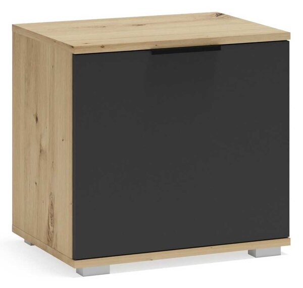 Botník Walker 50 cm, dub artisan / antracit