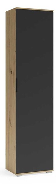 Předsíňová skříň Walker 50 cm, dub artisan / antracit