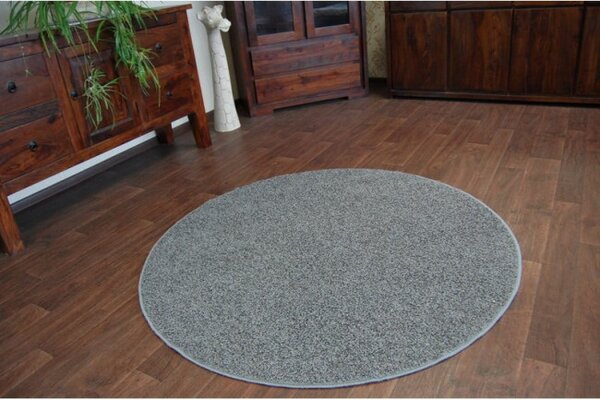 Koberec kruh GLITTER popel