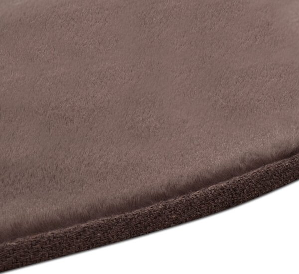Koberec Topia Uni dark taupe kruh