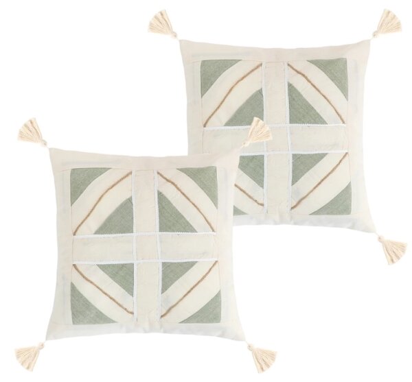 Bellatex Povláček PERU SET 2ks 40x40 cm Natur