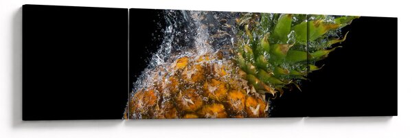 Obraz ananasu ve vodě (170x50 cm)