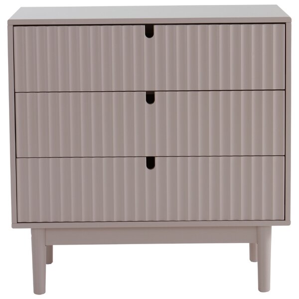 Jotex Béžová lakovaná komoda TOULUSE 80 x 40 cm