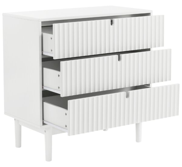 Jotex Bílá lakovaná komoda TOULUSE 80 x 40 cm