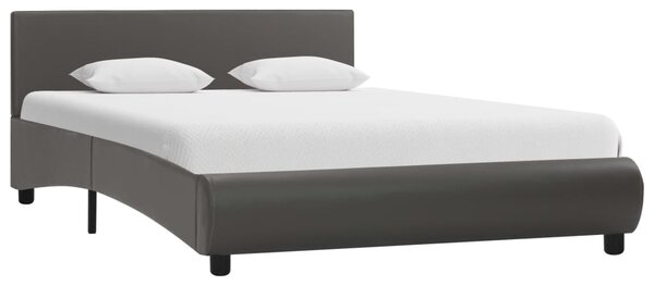 Rám postele šedý umělá kůže 120 x 200 cm