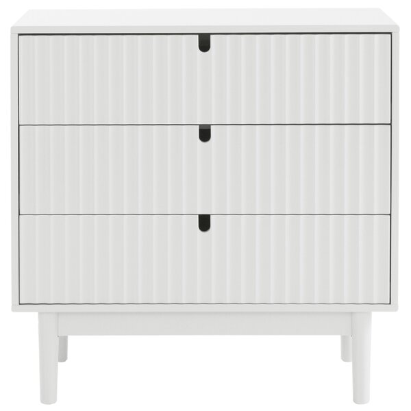 Jotex Bílá lakovaná komoda TOULUSE 80 x 40 cm