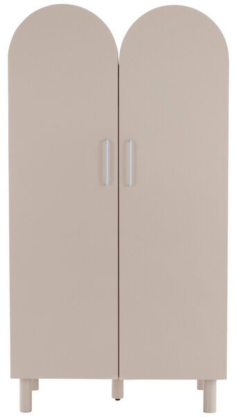 Jotex Béžová lakovaná šatní skříň DANTE 150 x 80 cm