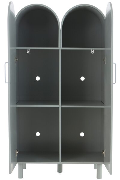 Jotex Světle modrá lakovaná šatní skříň DANTE 150 x 80 cm