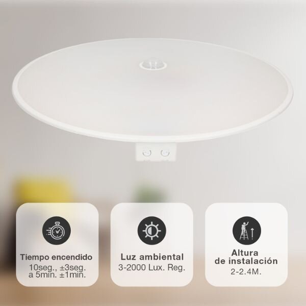 Prémiové LED venkovní osvětlení Celano s čidlem pohybu 26cm IP54 15W 1150lm denní, 3 roky
