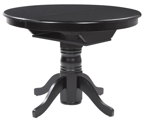 Rozkládací jídelní stůl AKRON Černá 106/150 cm 106 cm