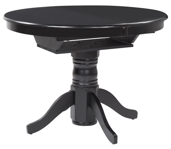 Rozkládací jídelní stůl AKRON Černá 106/150 cm 106 cm