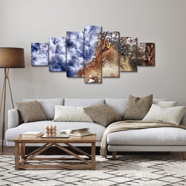 Obraz vlka (210x100 cm)