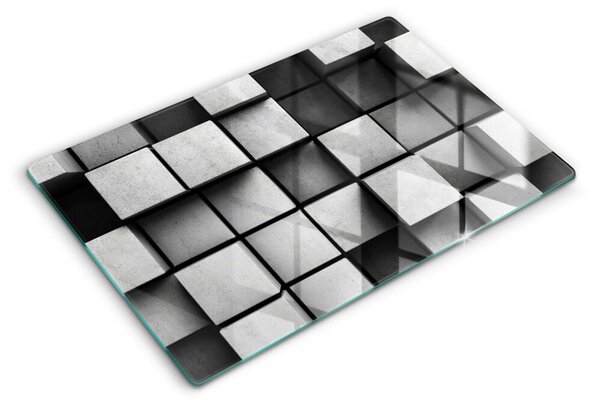 Skleněná deska za sporák 3D geometrie pozadí