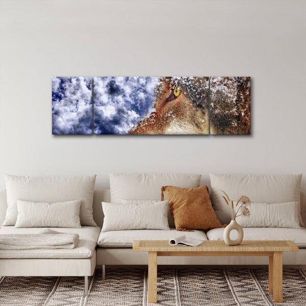 Obraz vlka (170x50 cm)