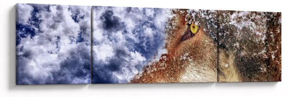 Obraz vlka (170x50 cm)