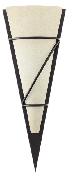 EGLO 87793 - Nástěnné svítidlo PASCAL 1 1xE14/60W antická hnědá/bílá