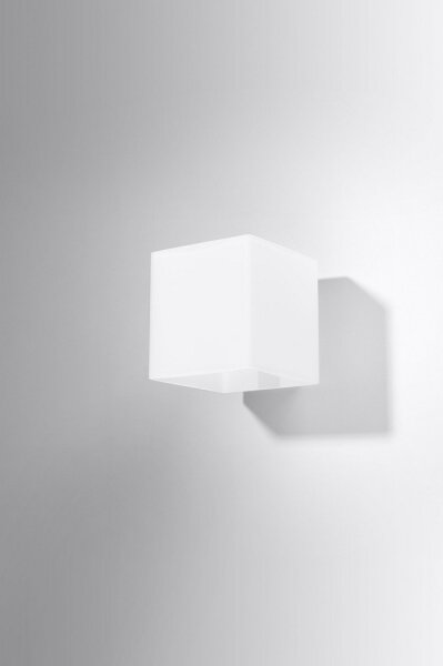 Sollux SL.0212 - Nástěnné svítidlo RICO 1xG9/40W/230V sklo/bílá