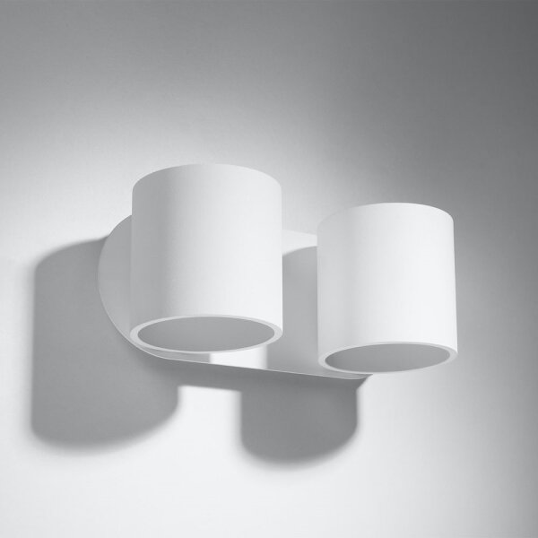 Sollux SL.0659 - Nástěnné bodové svítidlo ORBIS 2xG9/40W/230V bílá