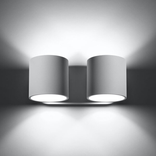 Sollux SL.0659 - Nástěnné bodové svítidlo ORBIS 2xG9/40W/230V bílá