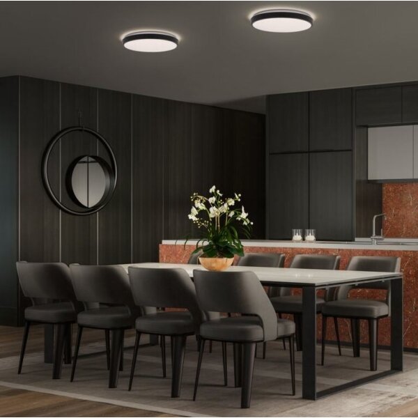 Osram - LED Stropní svítidlo ORBIS LONDON LED/24W/230V pr. 39,5 cm černá