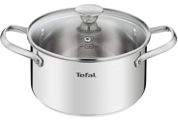 Tefal - Sada nádobí 9 ks COOK EAT nerez