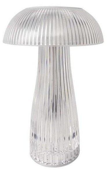LED Stmívatelná dobíjecí stolní lampa LED/1W/5V 3000-6000K 1800 mAh čirá