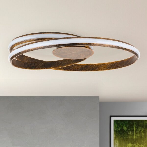 Orion DL 7-638-LED Stmívatelné stropní svítidlo CIRCUS LED/30W/230V hnědá/patina