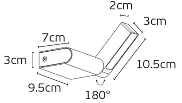 VK Light Robi LED nástěnné svítidlo IP65