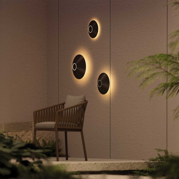 VK Light Amelie LED nástěnné svítidlo IP65 Hnědá