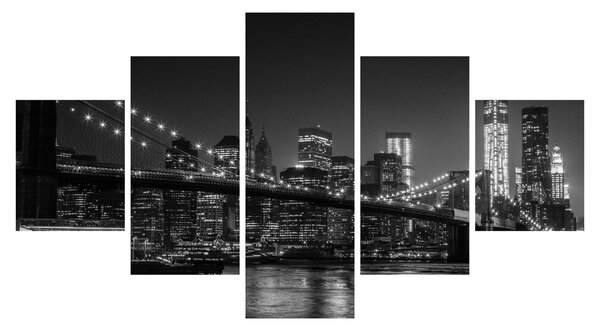 Obraz Brooklyn mostu v New Yorku (125x70 cm)