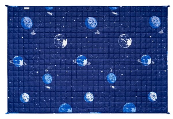 Zátěžová deka Rebel RBY-2000-4 4 kg (100x150 cm) vesmír