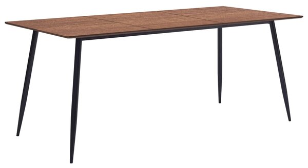Jídelní stůl hnědý 180 x 90 x 75 cm MDF
