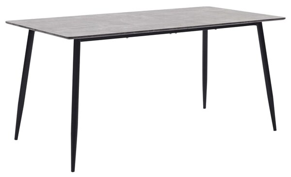 Jídelní stůl šedý 140 x 70 x 75 cm MDF