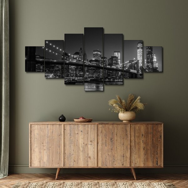 Obraz Brooklyn mostu v New Yorku (210x100 cm)