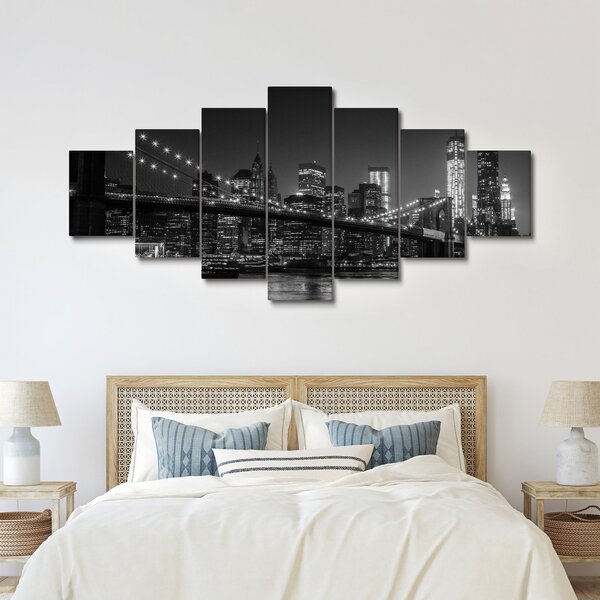 Obraz Brooklyn mostu v New Yorku (210x100 cm)