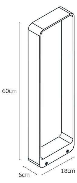 VK Light Brace LED sloupkové svítidlo IP65 400 mm