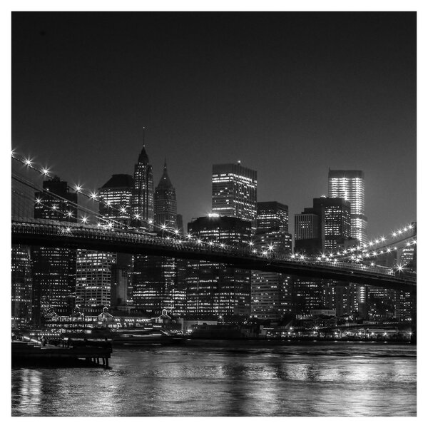 Obraz Brooklyn mostu v New Yorku (30x30 cm)
