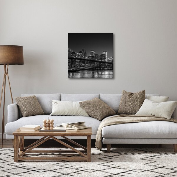 Obraz Brooklyn mostu v New Yorku (30x30 cm)
