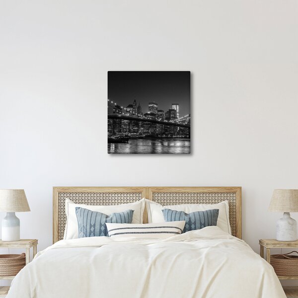 Obraz Brooklyn mostu v New Yorku (30x30 cm)