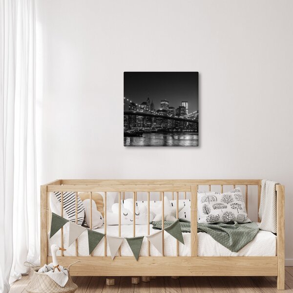 Obraz Brooklyn mostu v New Yorku (30x30 cm)