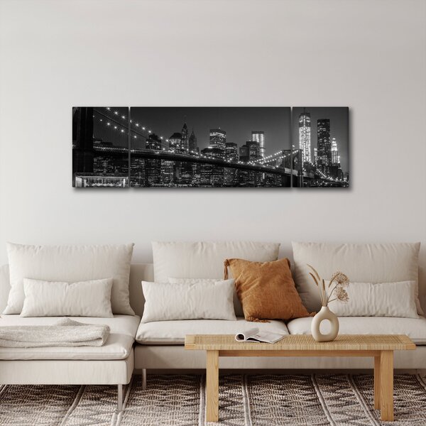 Obraz Brooklyn mostu v New Yorku (170x50 cm)